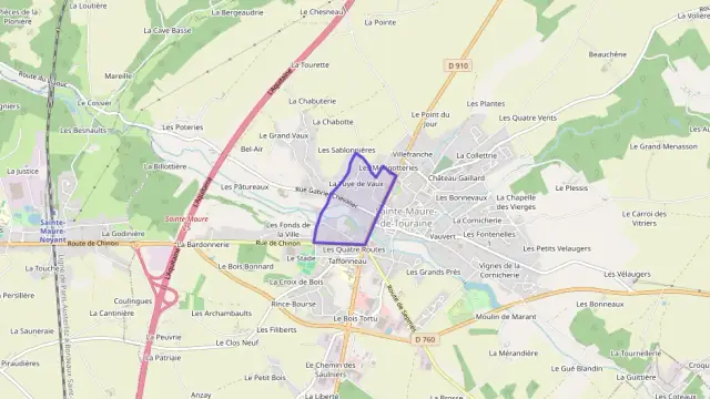 Maison 86 m² trois pièces à vendre à Sainte-Maure-de-Touraine