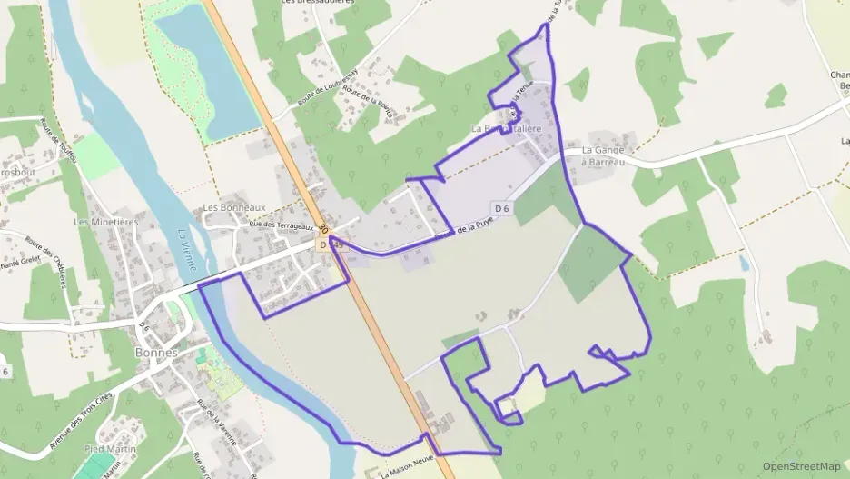 Maison 80 m² deux pieces à vendre à Bonnes Maison 80 m² deux pieces à vendre à Bonnes