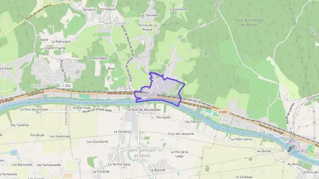 Maison 90 m² quatre pièces à vendre à Mouleydier