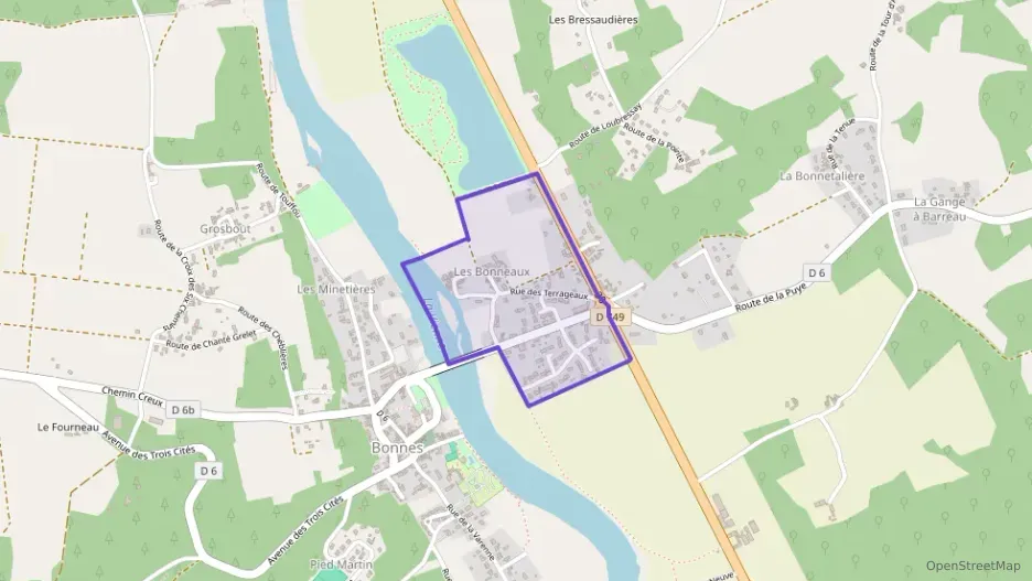 Maison 83 m² quatre pièces à vendre à Bonnes