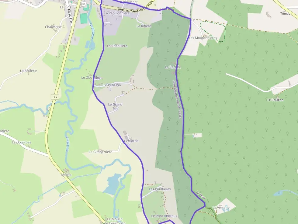 Maison 106 m² trois pièces à vendre à Saint-Germain-de-la-Coudre