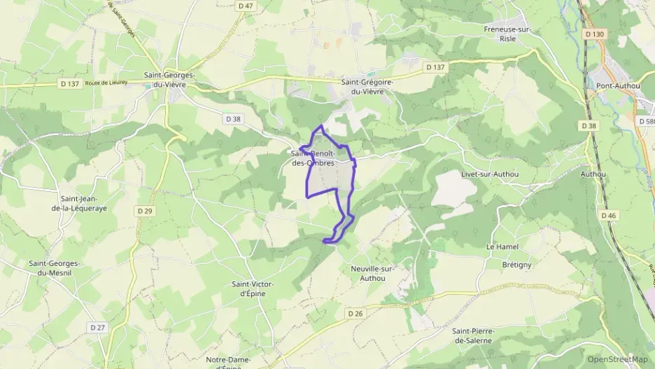 Maison 80 m² quatre pièces à vendre à Saint-Benoît-des-Ombres