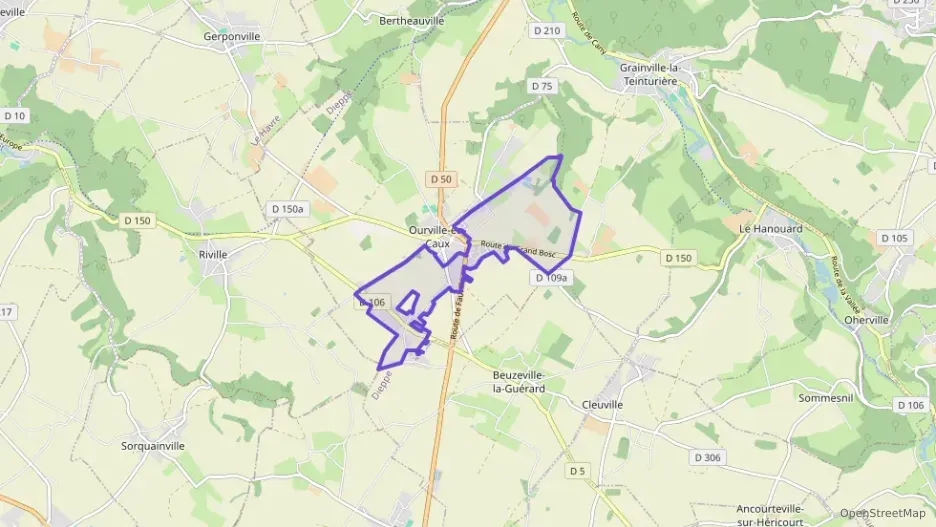 Maison 90 m² cinq pièces à vendre à Ourville-en-Caux