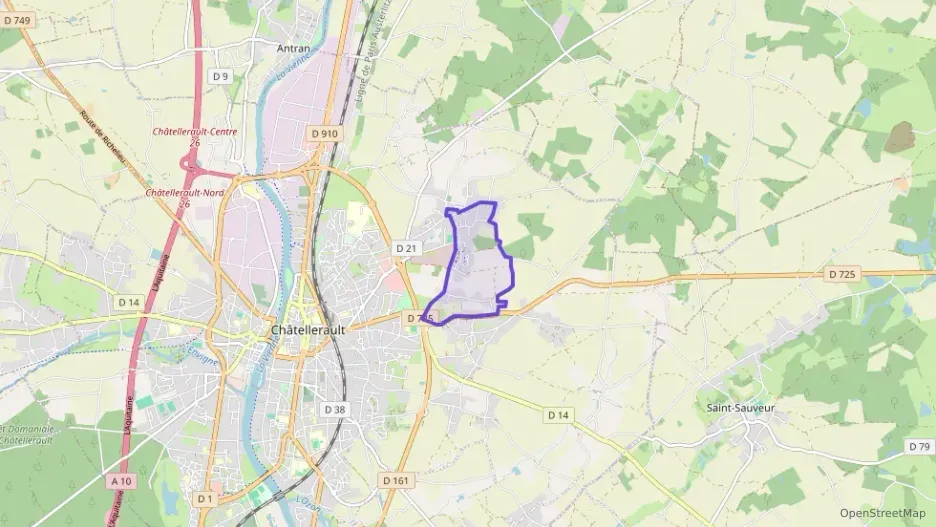 Maison 89 m² quatre pièces à vendre à Châtellerault Maison 89 m² quatre pièces à vendre à Châtellerault