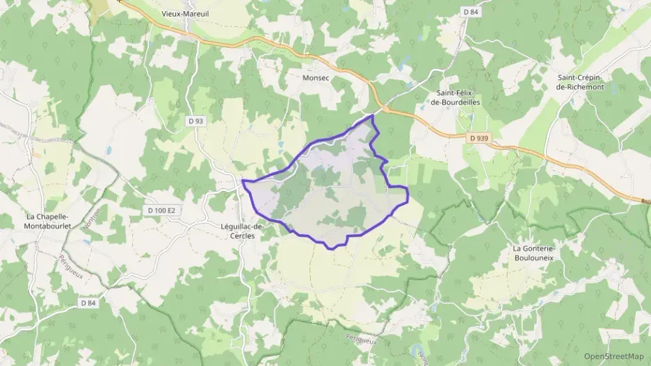 Maison 126 m² quatre pièces à vendre à Mareuil en Périgord
