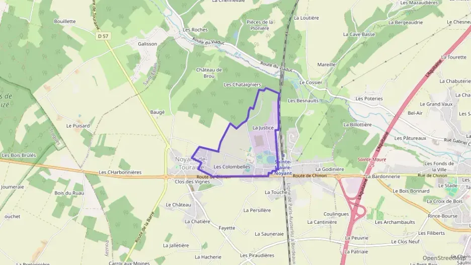 Maison 90 m² quatre pièces à vendre à Noyant-de-Touraine