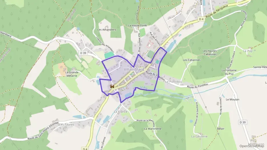 Maison 90 m² quatre pièces à vendre à Villamblard