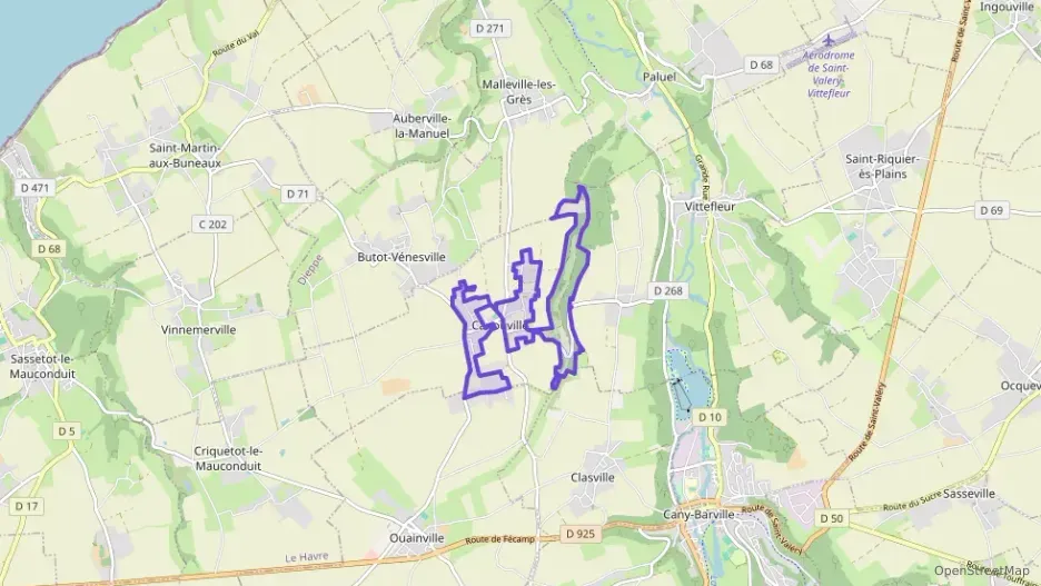 Maison 107 m² cinq pièces à vendre à Canouville