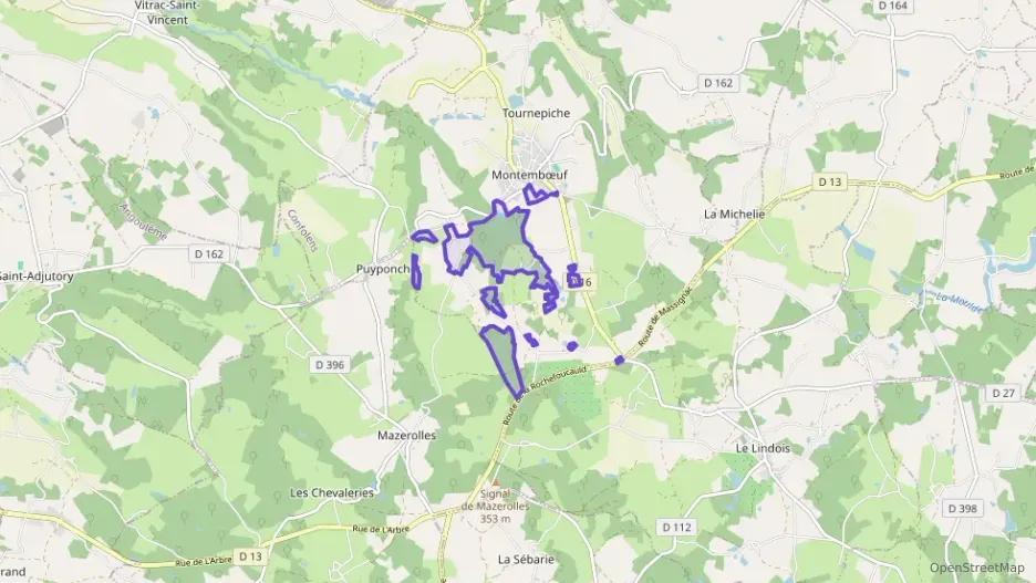 Maison 73 m² quatre pièces à vendre à Montembœuf