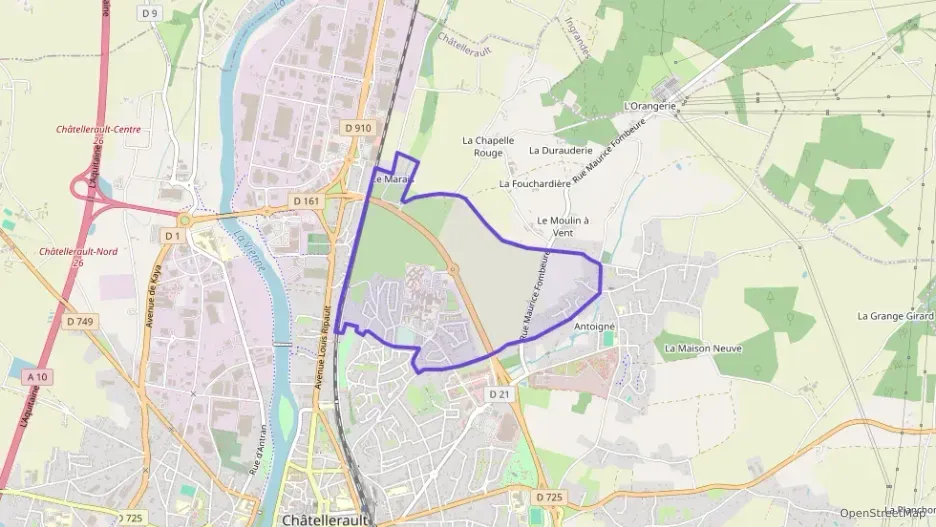 Maison 102 m² six pièces à vendre à Châtellerault Maison 102 m² six pièces à vendre à Châtellerault