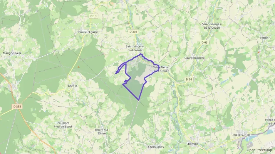 Maison 140 m² trois pièces à vendre à Saint-Pierre-du-Lorouër