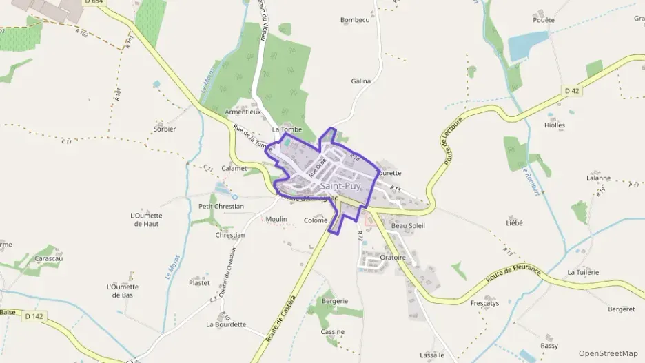 Maison 50 m² trois pièces à vendre à Saint-Puy