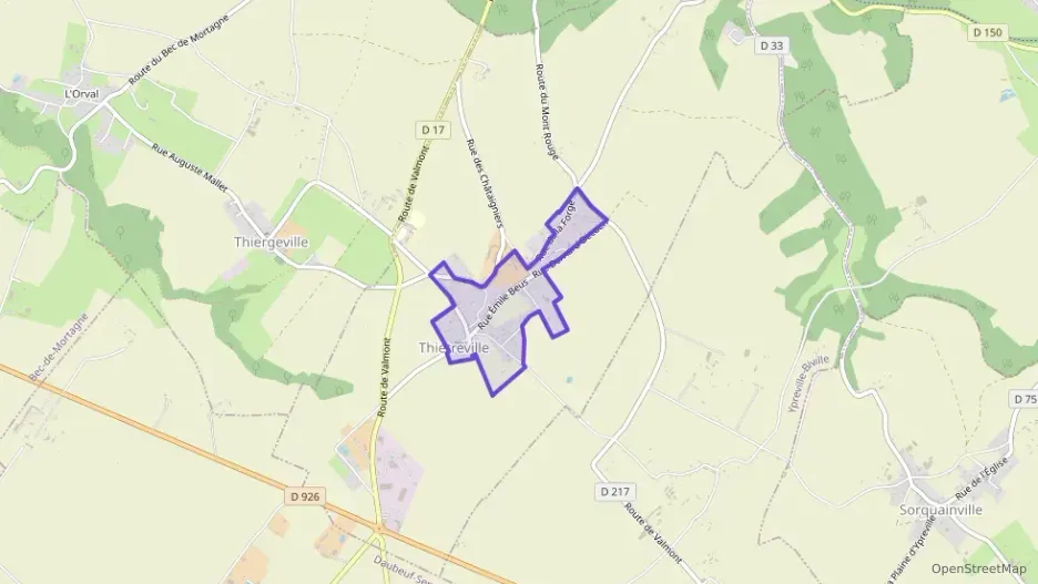 Maison 68 m² quatre pièces à vendre à Thiétreville