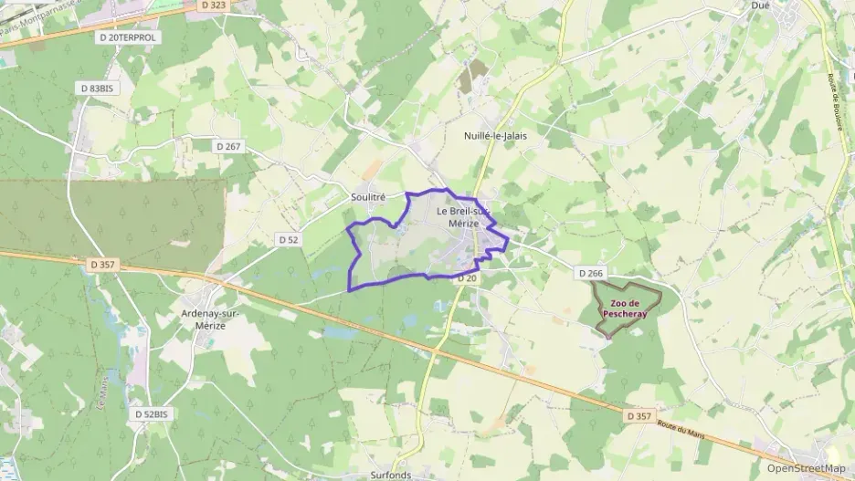 Maison 76 m² quatre pièces à vendre à Le Breil-sur-Mérize Maison 76 m² quatre pièces à vendre à Le Breil-sur-Mérize