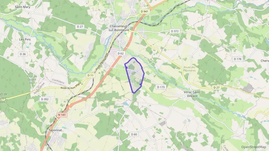 Maison 88 m² quatre pièces à vendre à Chasseneuil-sur-Bonnieure