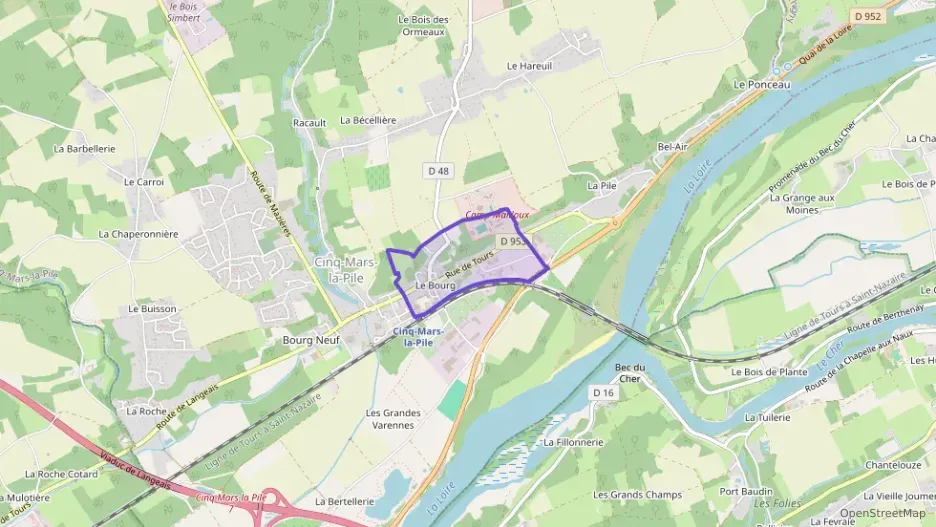 Maison 100 m² trois pièces à vendre à Cinq-Mars-la-Pile Maison 100 m² trois pièces à vendre à Cinq-Mars-la-Pile