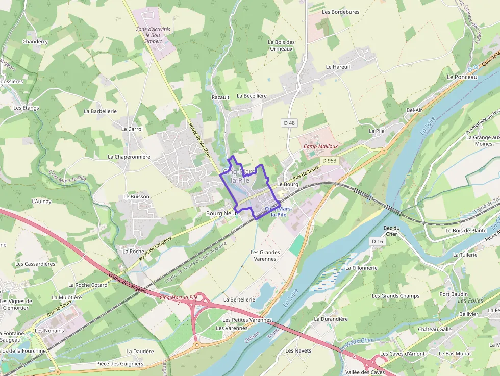 Maison 45 m² trois pièces à vendre à Cinq-Mars-la-Pile