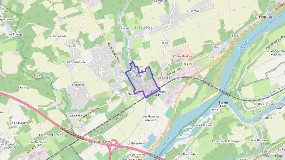 Maison 45 m² trois pièces à vendre à Cinq-Mars-la-Pile