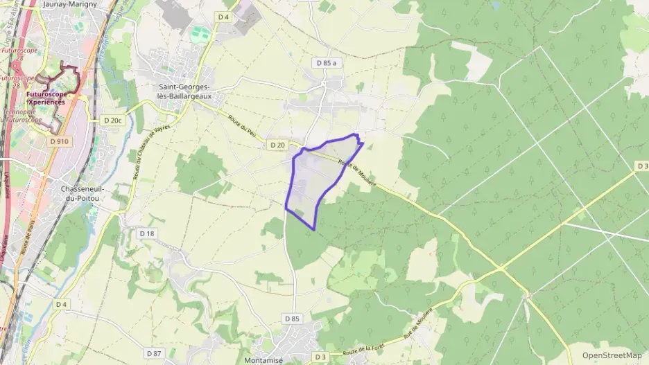 Maison 85 m² quatre pièces à vendre à Saint-Georges-lès-Baillargeaux