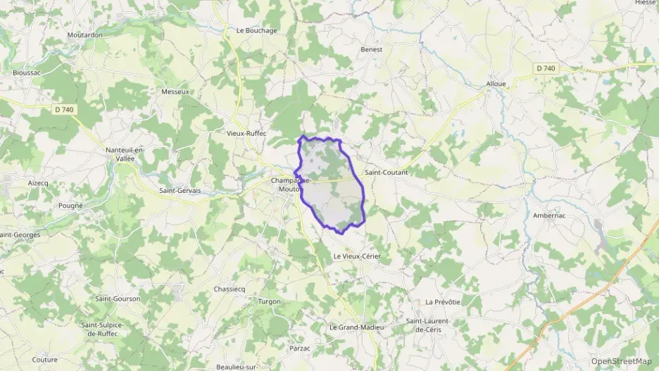 Maison 45 m² deux pieces à vendre à Champagne-Mouton