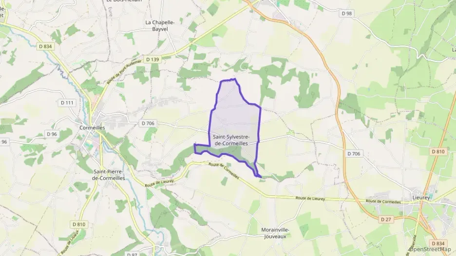 Maison 67 m² trois pièces à vendre à Saint-Sylvestre-de-Cormeilles