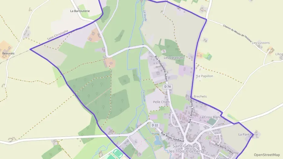 Maison 102 m² quatre pièces à vendre à Saint-Gervais-les-Trois-Clochers Maison 102 m² quatre pièces à vendre à Saint-Gervais-les-Trois-Clochers