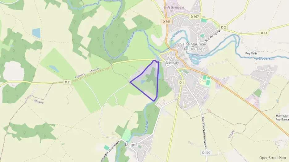 Maison 92 m² trois pièces à vendre à Gençay Maison 92 m² trois pièces à vendre à Gençay