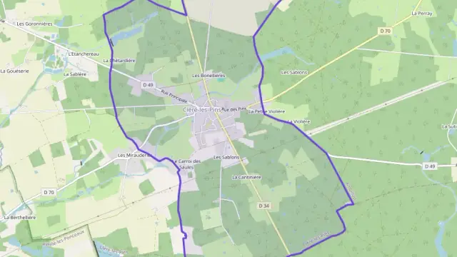 Maison 46 m² trois pièces à vendre à Cléré-les-Pins