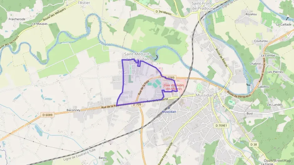 Maison 75 m² quatre pièces à vendre à Saint-Médard-de-Mussidan