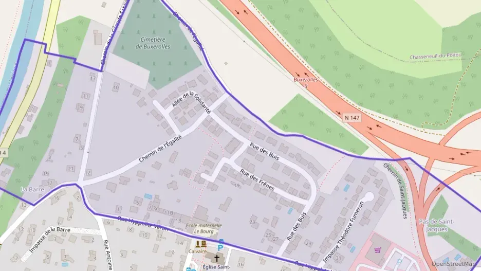 Maison 94 m² trois pièces à vendre à Buxerolles