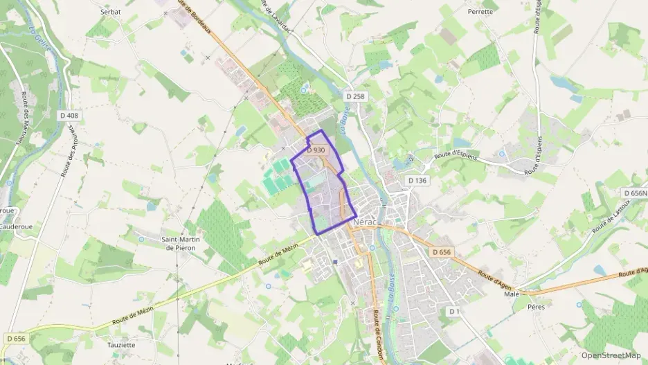 Maison 94 m² quatre pièces à vendre à Nérac Maison 94 m² quatre pièces à vendre à Nérac