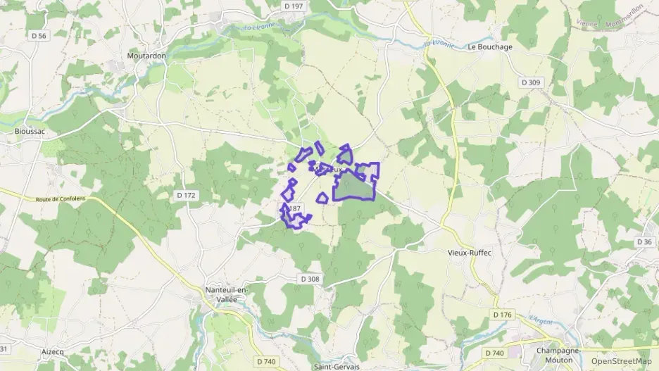 Maison 100 m² trois pièces à vendre à Nanteuil-en-Vallée