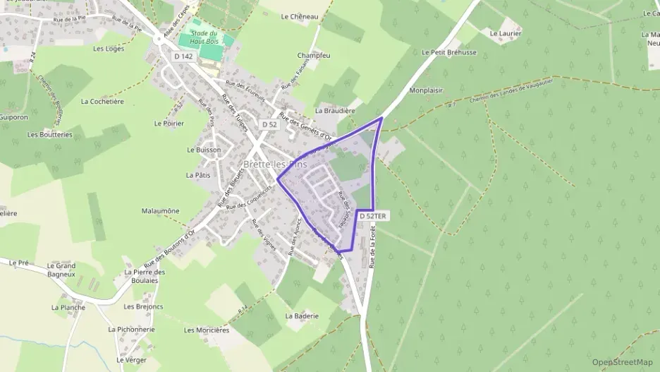 Maison 99 m² cinq pièces à vendre à Brette-les-Pins Maison 99 m² cinq pièces à vendre à Brette-les-Pins