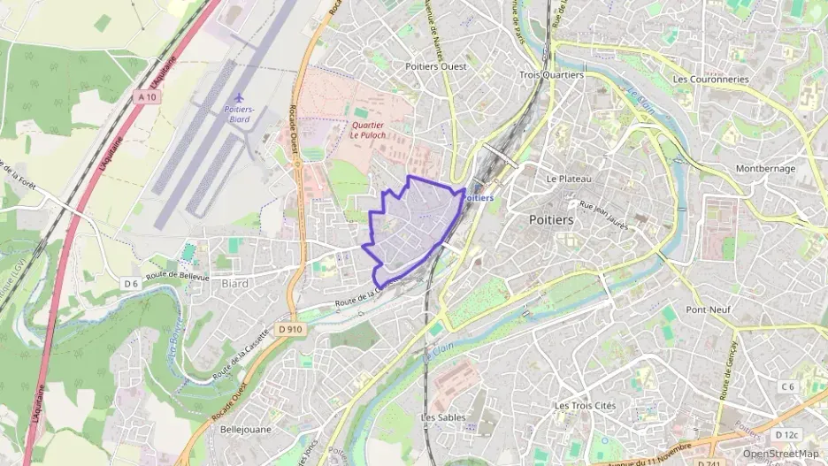 Maison 65 m² quatre pièces à vendre à Poitiers