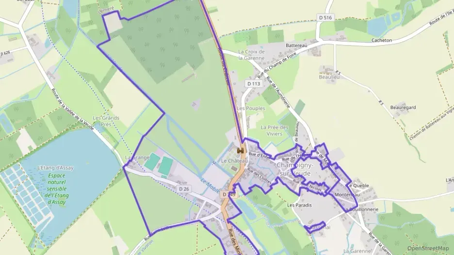 Maison 100 m² trois pièces à vendre à Champigny-sur-Veude Maison 100 m² trois pièces à vendre à Champigny-sur-Veude