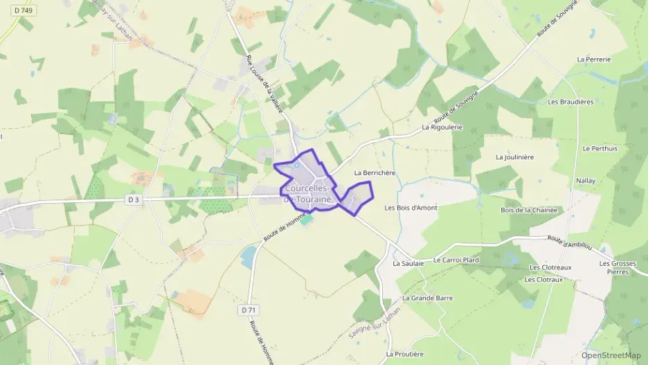Maison 61 m² trois pièces à vendre à Courcelles-de-Touraine Maison 61 m² trois pièces à vendre à Courcelles-de-Touraine