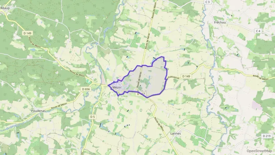 Maison 65 m² trois pièces à vendre à Mézin Maison 65 m² trois pièces à vendre à Mézin