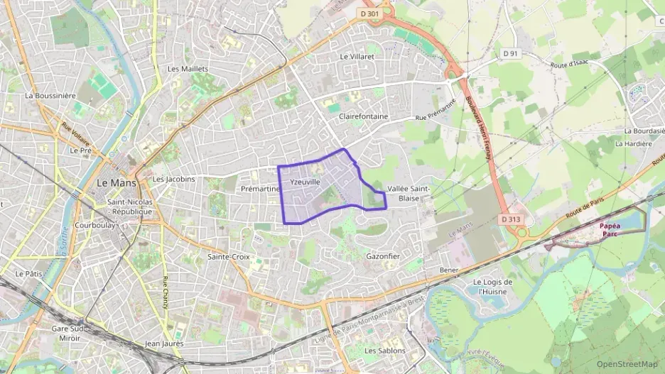 Maison 72 m² quatre pièces à vendre à Le Mans