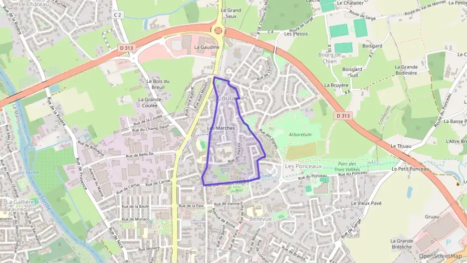 Maison 85 m² quatre pièces à vendre à Coulaines