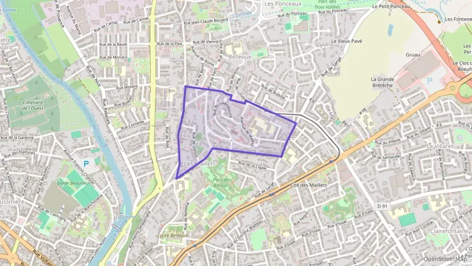 Maison 71 m² trois pièces à vendre à Le Mans