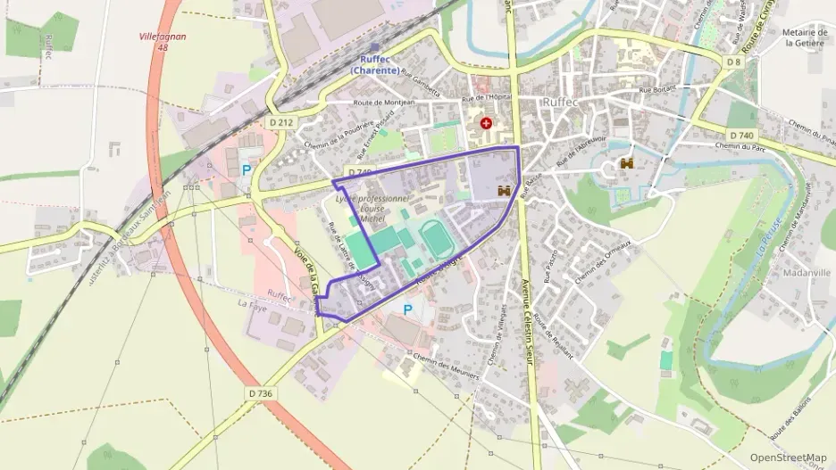 Maison 73 m² quatre pièces à vendre à Ruffec