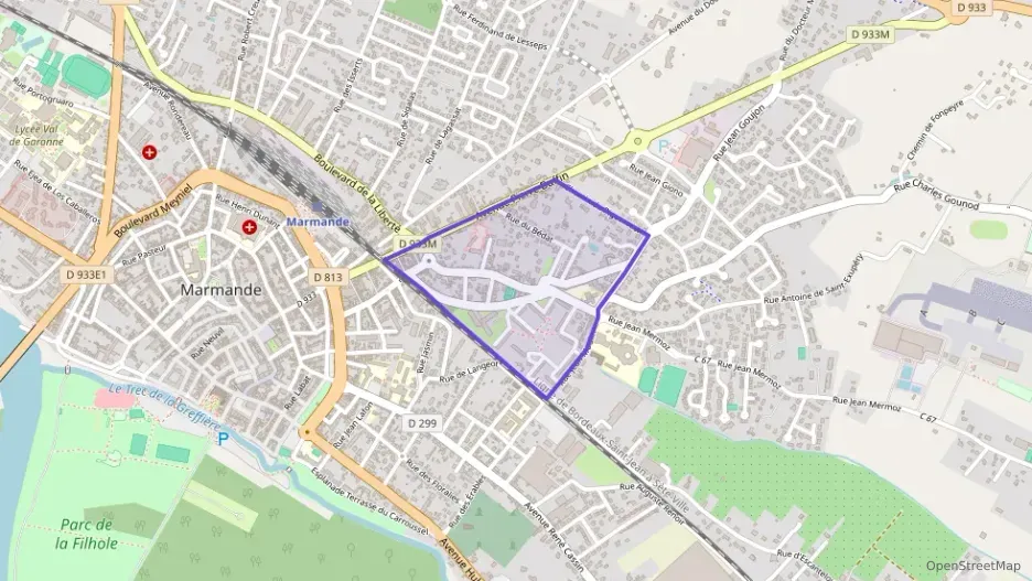 Maison 90 m² quatre pièces à vendre à Marmande