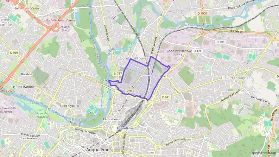 Maison 114 m² quatre pièces à vendre à Gond-Pontouvre