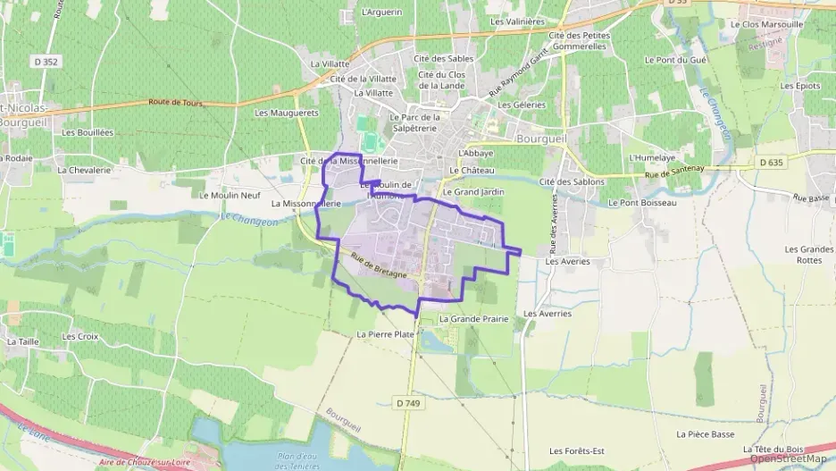 Maison 75 m² quatre pièces à vendre à Bourgueil