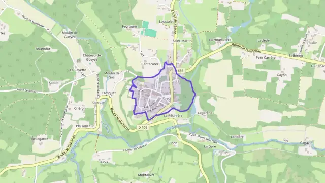 Maison 98 m² deux pieces à vendre à Sos