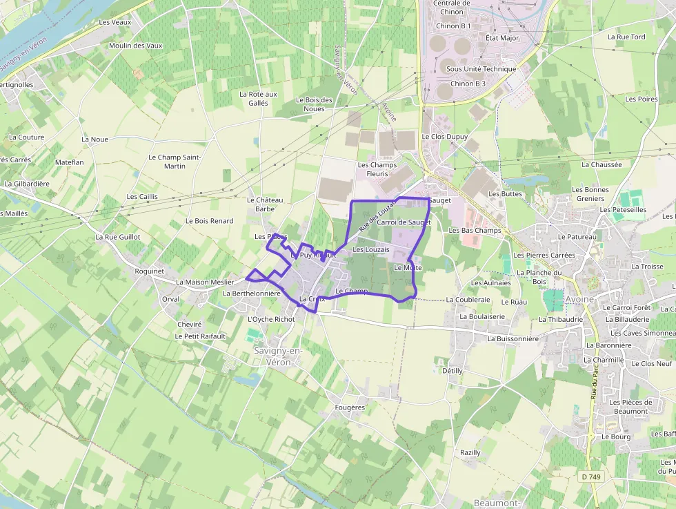 Maison 136 m² quatre pièces à vendre à Savigny-en-Véron