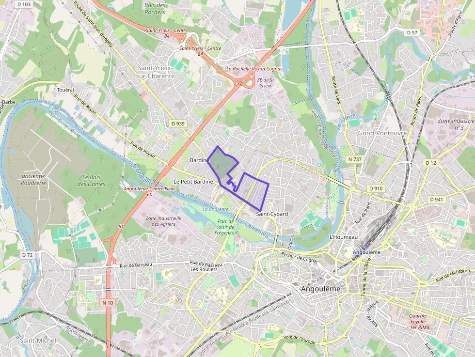 Maison 85 m² quatre pièces à vendre à Angoulême