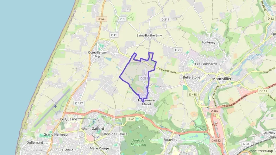 Maison 90 m² cinq pièces à vendre à Fontaine-la-Mallet