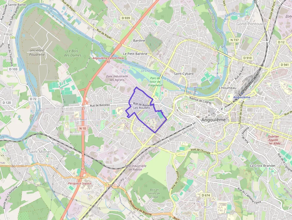 Maison 75 m² quatre pièces à vendre à Angoulême