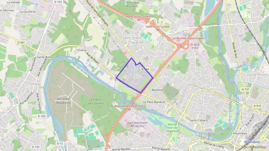 Maison 95 m² cinq pièces à vendre à Saint-Yrieix-sur-Charente